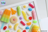 Sweet As Framed Resin Lolly Art