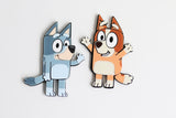 Bluey Themed Layered Cake Name / Charms (Sold Individually)