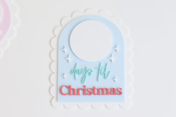 Days til Christmas Sign