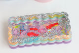 Sale - Resin Wave Tray (Damaged Bottom - See Pics)