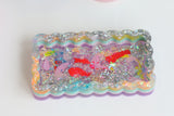 Sale - Resin Wave Tray (Damaged Bottom - See Pics)