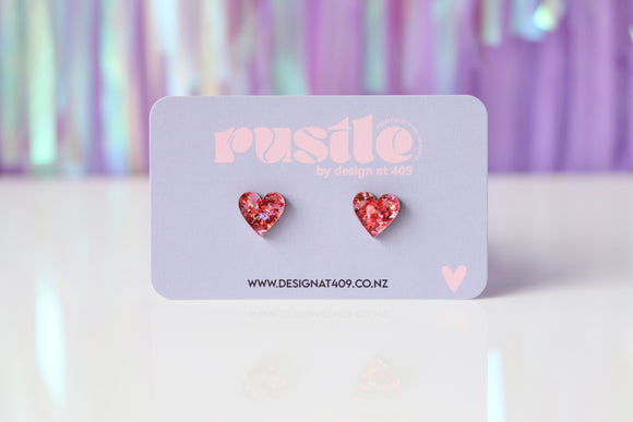 Heart Earrings - Valentine Sparkle