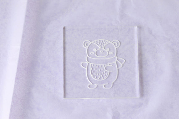 Bear Raised Acrylic Stamp