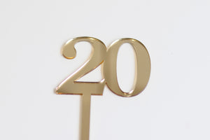 20 Cake Topper