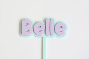 Belle Mini Cake Topper