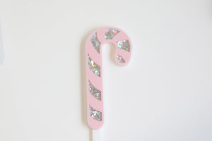 Candy Cane Cake Topper