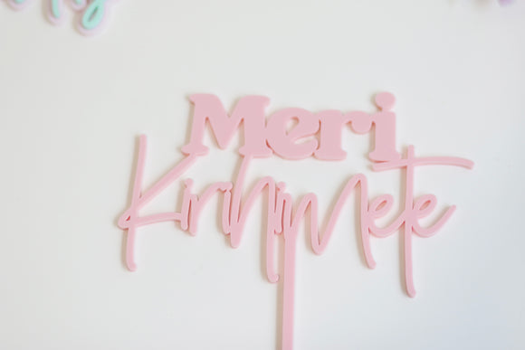 Meri Kirihimete Cake Topper