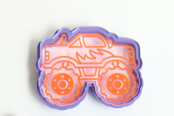 Larger Monster Truck Stamp And Cutter