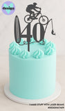 Custom Age MTB Surfing Fishing Cake Topper (other colour choices available)