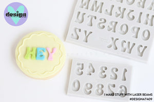 Alphabet & Number Set Moulds