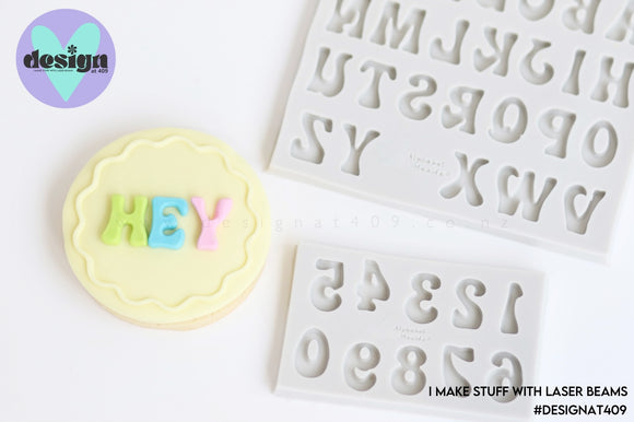 Alphabet & Number Set Moulds