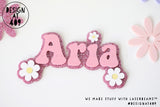 Custom Layered Cake Name With Daisies Or Topper (options available)