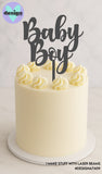 Baby Boy Cake Topper Style 1 (other colour choices available)