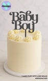 Baby Boy Cake Topper Style 3 (other colour choices available)