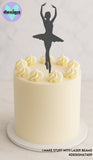 Ballerina Cake Topper (other colour choices available)