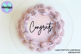 Congrats Cake Words (options available)