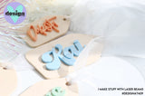 Custom Name Layered Tag (Colour Options)