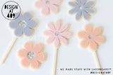 Daisy Layered Acrylic Cake Deco or Topper
