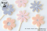 Daisy Layered Acrylic Cake Deco or Topper