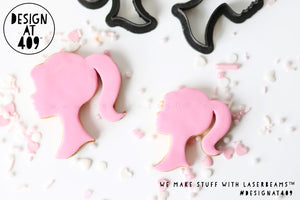 Doll Head Shaped Cookie Cutter (2 sizes)