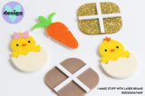 Easter Layered Cake Charms