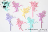 Fairy Acrylic Cake Topper (Options Available)