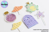 Fairy Themed Layered Cake Charms (Sold Individually)