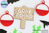 Gone Fishing Sign Or Fishing Float Charm (Sold Individually)