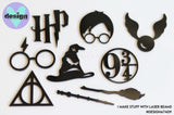 HP Theme Cut Out Cupcake Topper