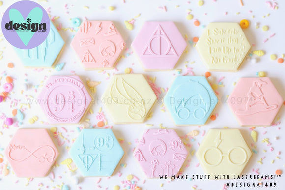 HP Raised Acrylic Fondant Stamp (sold individually)