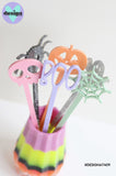 Halloween Themed Acrylic Drink Stirrers (Sold Individually)
