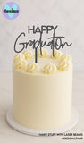 Happy Graduation Cake Topper (other colour choices available)