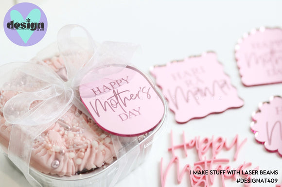 Happy Mother's Day + Hari Rā Māmā Celebration Cake Dots