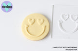 Smiley Face Designs Acrylic Press Stamp (Other Options Available)