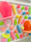Sweet As Framed Resin Lolly Art - Fluro (Free Shipping)