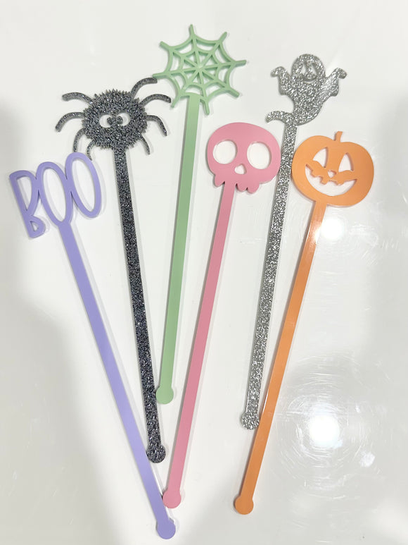 Halloween Drink Stirrers x 6