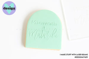 Mānawatia a Matariki Raised Acrylic Fondant Stamp