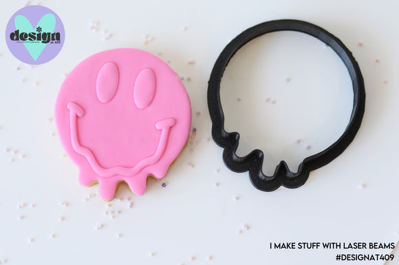 Melting Face Shape Cookie Cutter