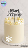Meri Kirihimete Smaller Cake Topper (other colour choices available)