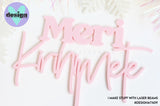 Meri Kirihimete Cake Topper (other colour choices available)