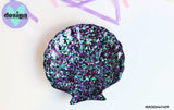 Mermaid Glitter Shell Trinket Dish