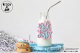 Cookies For Santa or Milk For Santa Layered Acrylic Tags