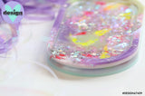 Sparkle Mint Base Oval Trinket Tray (Small Bubbles On Top Surface - See Pics)