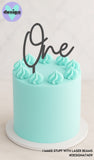 Custom Number Cake Topper (other colour choices available)