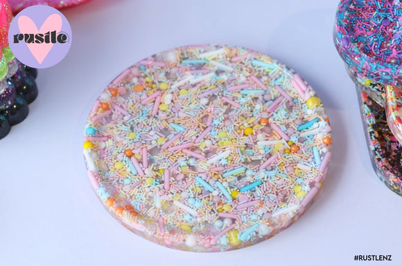 Pastel Sprinkles Round Dish (Clearance)