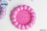 Pink Glitter Bubble Trinket Dish