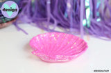 Pink Glitter Shell Trinket Dish