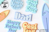 Father's Day Themed Layered Acrylic Decorations