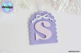 Custom Initial Christmas Tree Deco or Tag