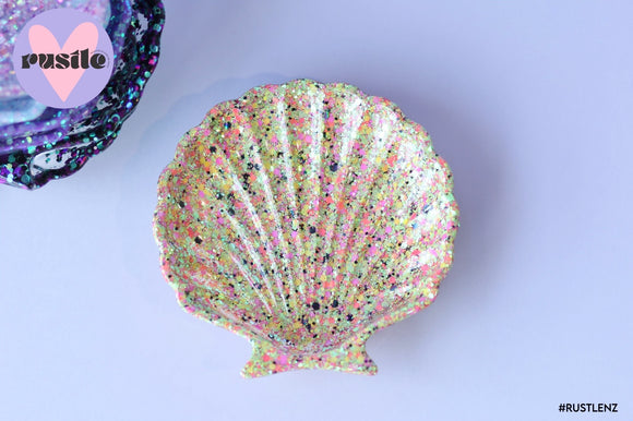 Shell Multi Glitter Dish/Trinket Tray